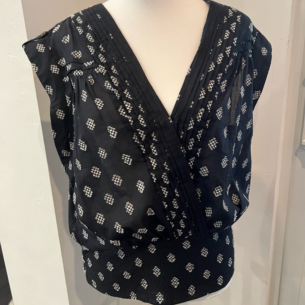 Anthropologie Embroidered Blouse #0072